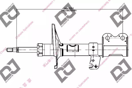 Амортизатор DJ PARTS DS1021GS